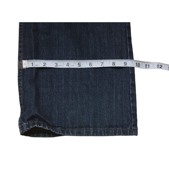 Levi Strauss & Co Signature Bootcut 38x32 Men's Blue Jeans 100% Cotton 5 Pocket - Picture 7 of 16